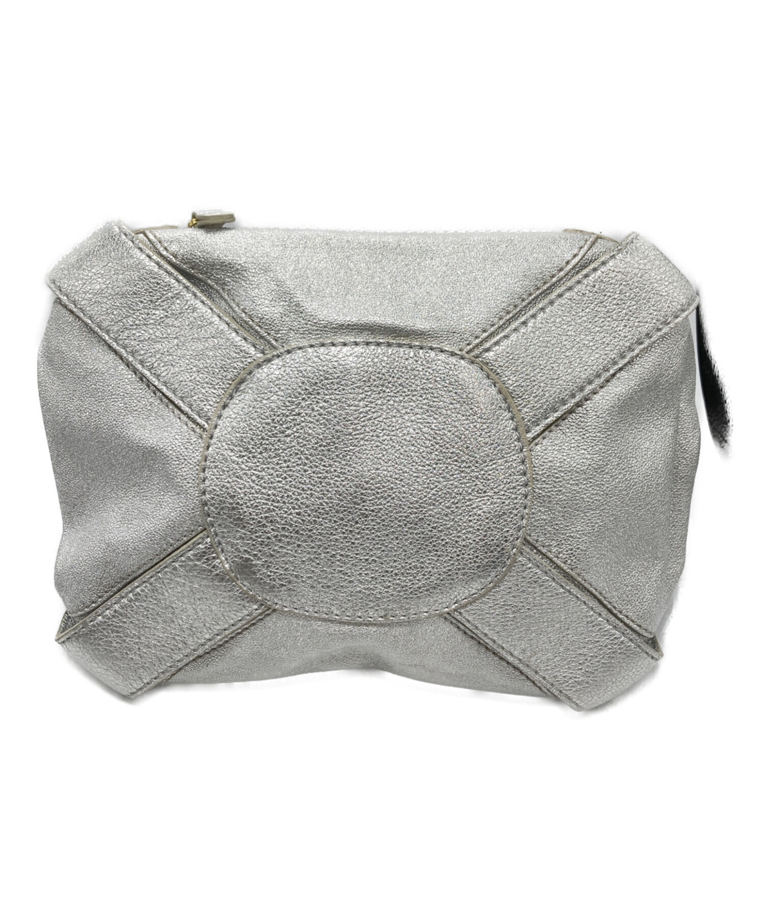 中古・古着通販】JIMMY CHOO (ジミーチュウ) マディバッグ シルバー