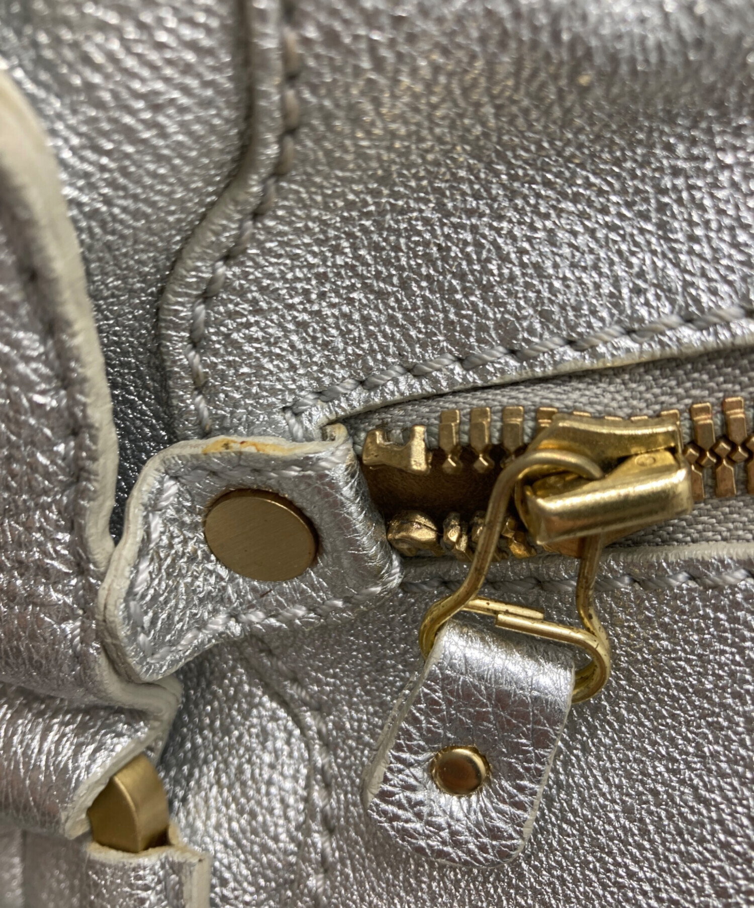 中古・古着通販】JIMMY CHOO (ジミーチュウ) マディバッグ シルバー