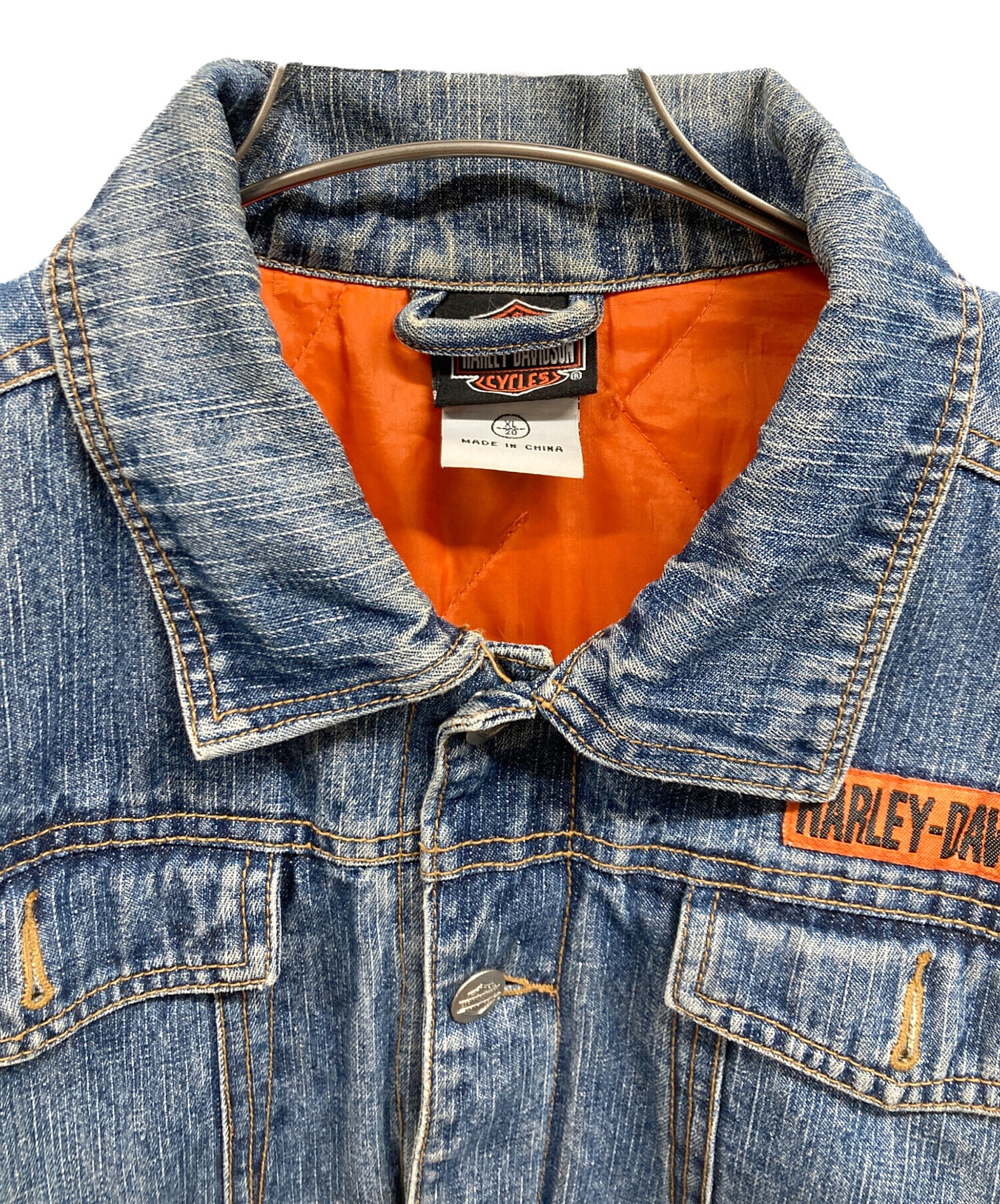 中古・古着通販】HARLEY-DAVIDSON (ハーレーダビッドソン) 中綿デニム
