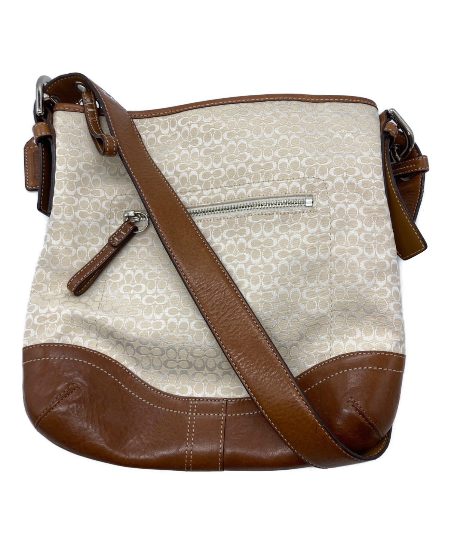 中古・古着通販】COACH (コーチ) ショルダーバッグ ブラウン｜ブランド