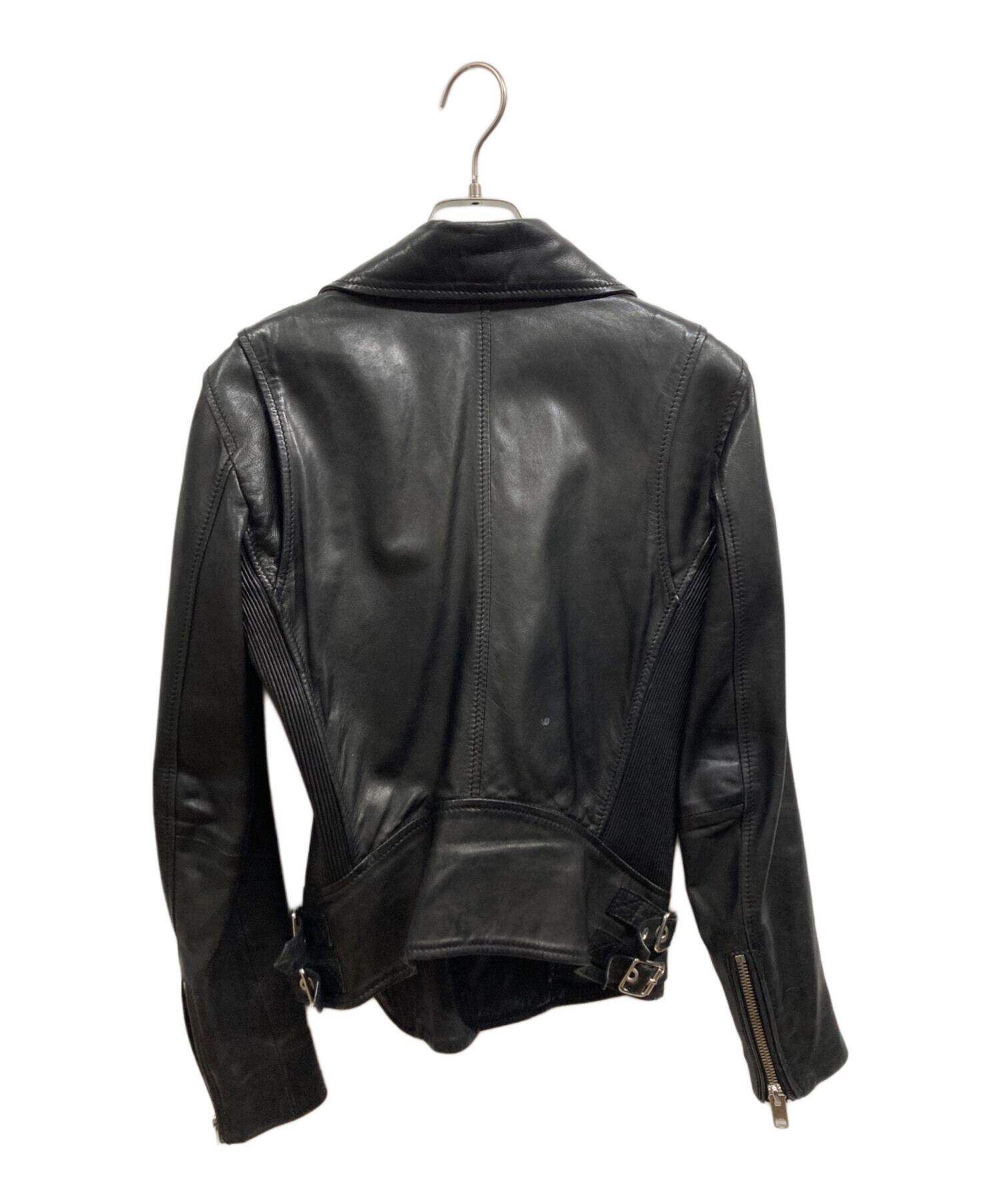 中古・古着通販】DIESEL (ディーゼル) ラムレザーライダースジャケット