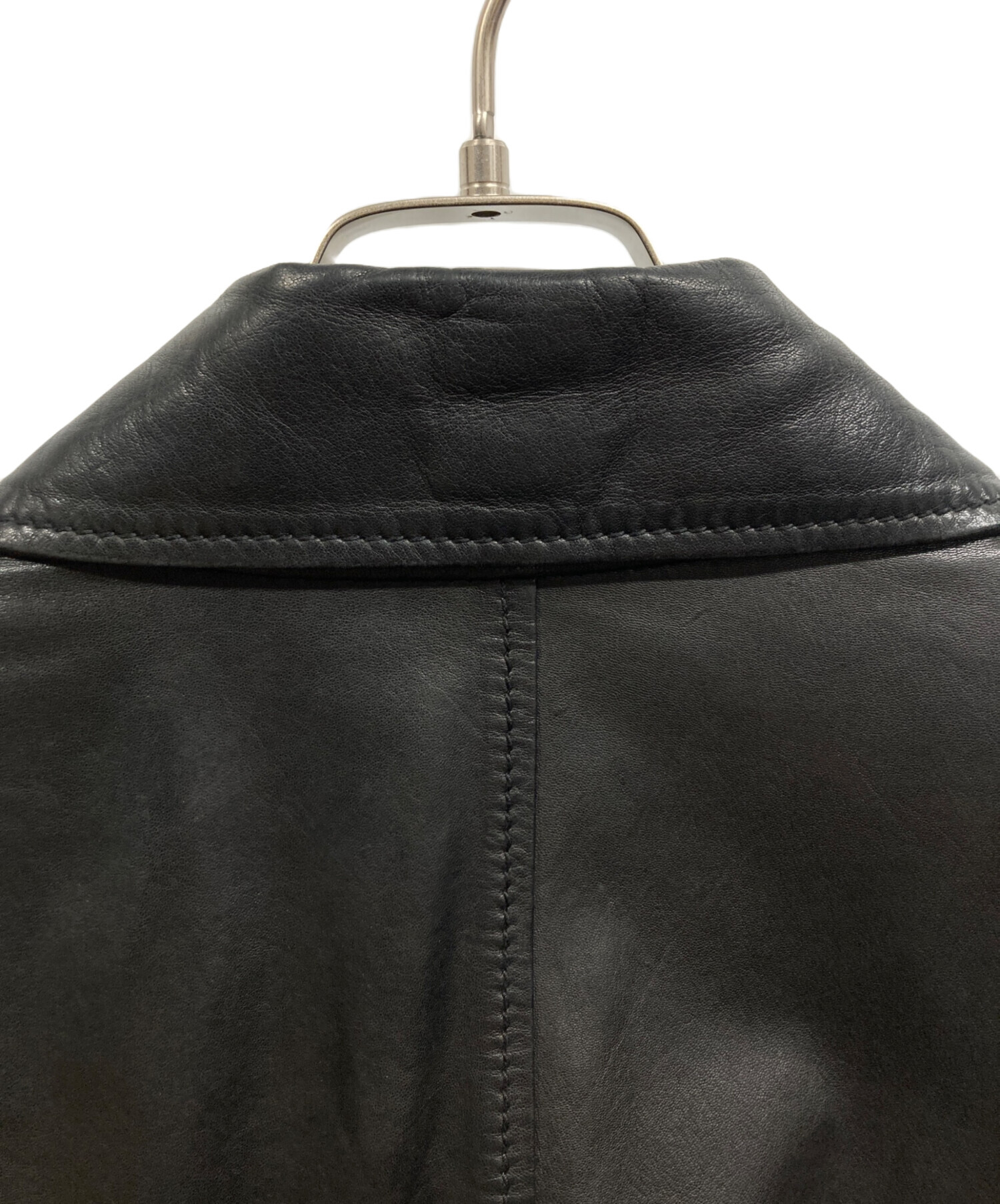 中古・古着通販】DIESEL (ディーゼル) ラムレザーライダースジャケット