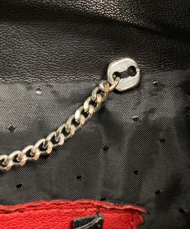 中古・古着通販】DIESEL (ディーゼル) ラムレザーライダースジャケット
