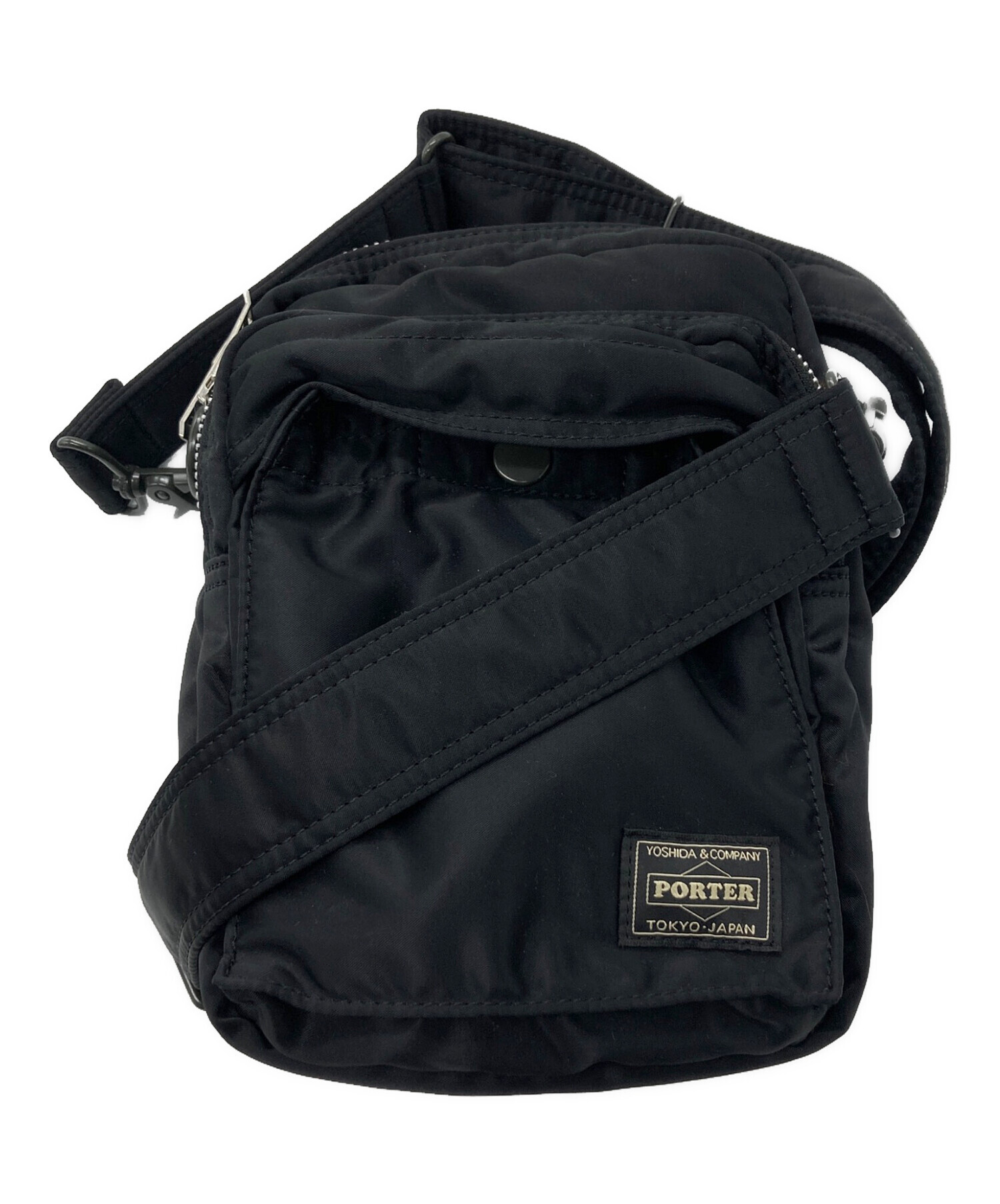 中古・古着通販】PORTER (ポーター) TANKER VERTICAL BAG ブラック