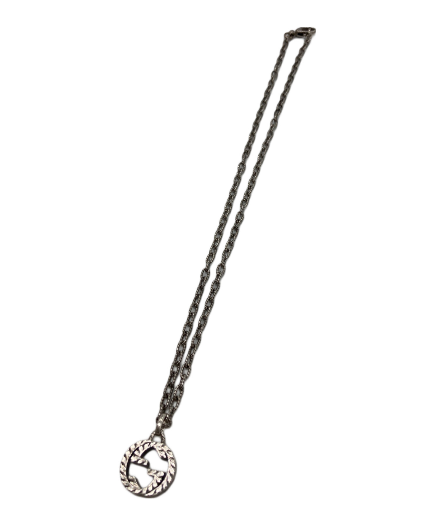 中古・古着通販】GUCCI (グッチ) インターロッキングGネックレス 