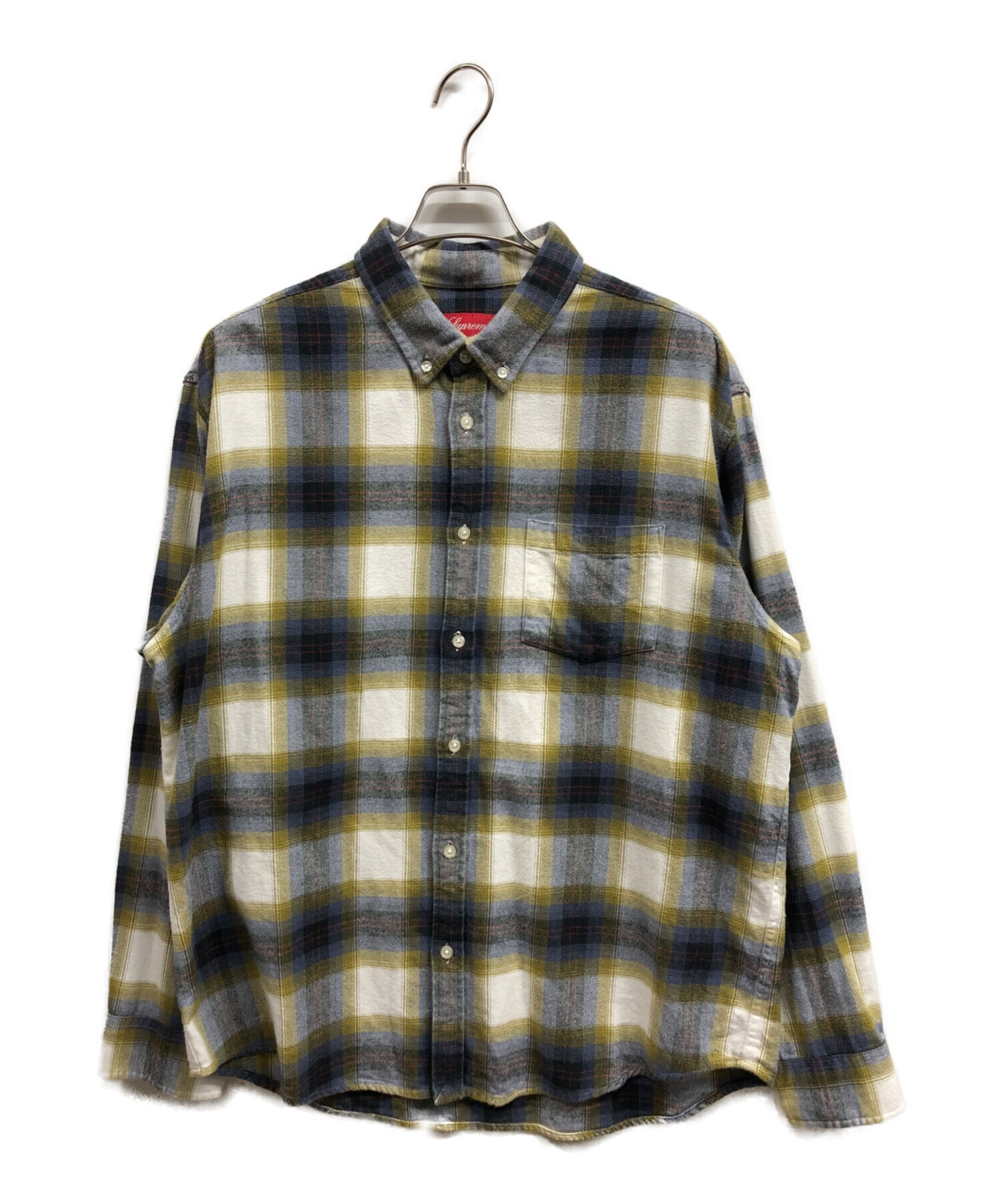 中古・古着通販】SUPREME (シュプリーム) brushed plaid flannel shirt 