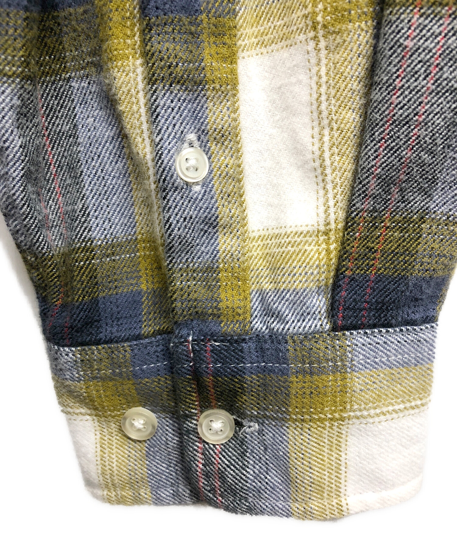 中古・古着通販】SUPREME (シュプリーム) brushed plaid flannel shirt 
