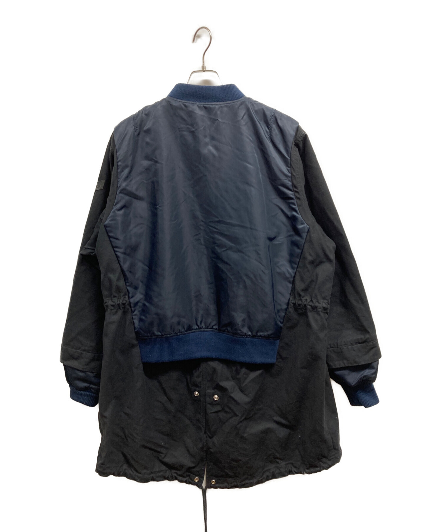 中古・古着通販】DIESEL (ディーゼル) MA-1コート ネイビー サイズ:M