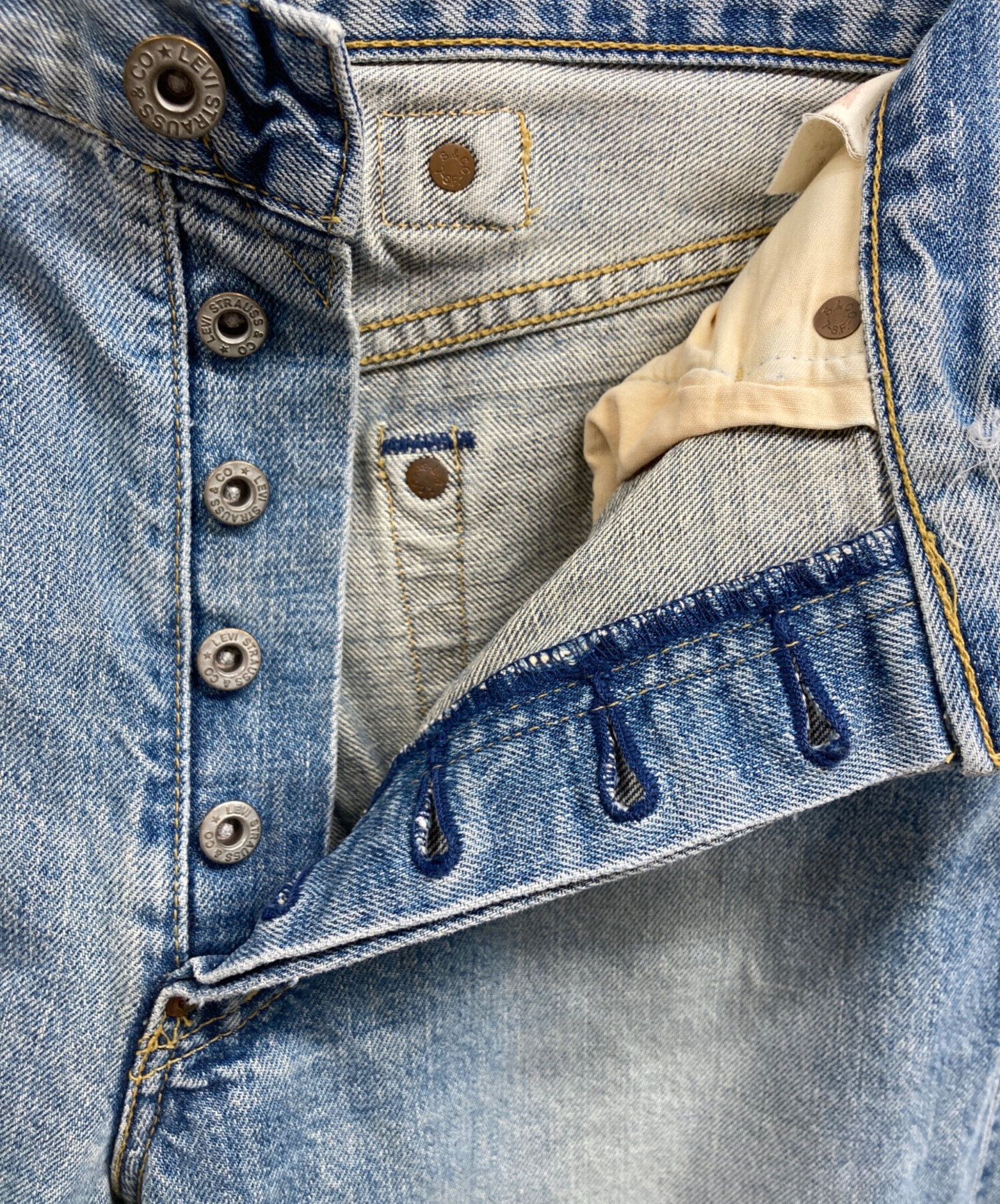 中古・古着通販】LEVI'S (リーバイス) 702 復刻デニムパンツ スカイ