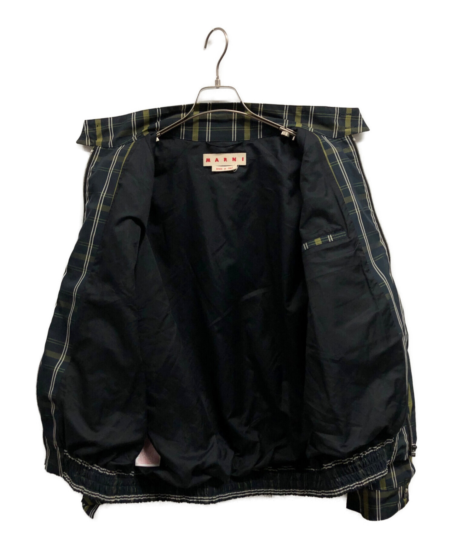 中古・古着通販】MARNI (マルニ) ポリエステルチェックスウィング