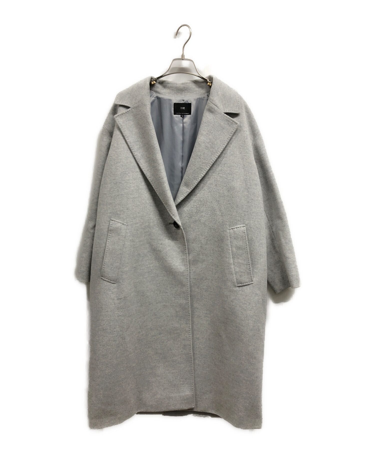 中古・古着通販】23区 (ニジュウサンク) カシミヤブレンドロング