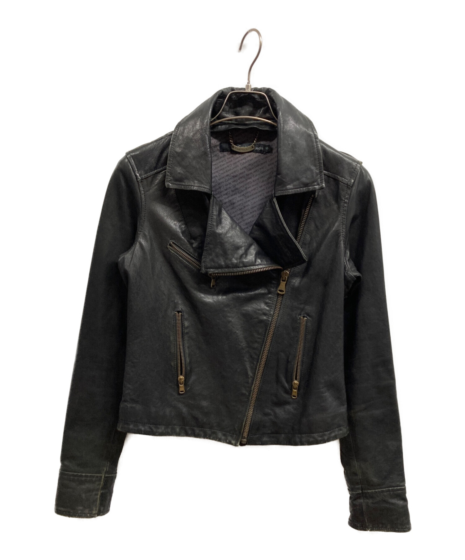 中古・古着通販】Calvin Klein (カルバンクライン) ライダース
