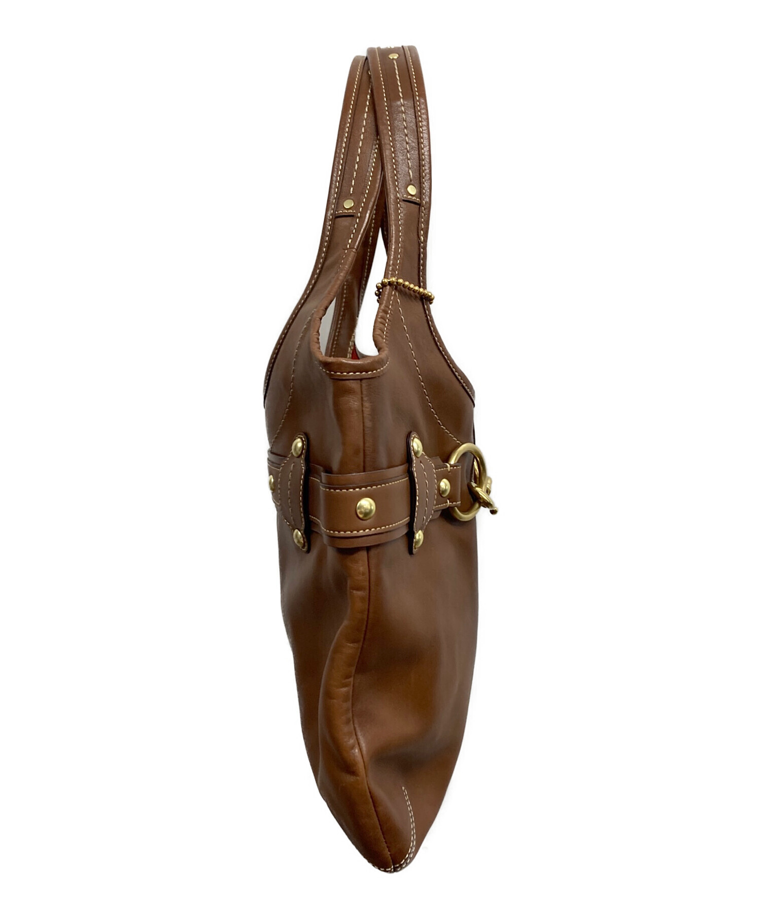 オールドCOACH エルゴ　ブラウン ショルダーバッグ 中古・古着通販】COACH (コーチ) オールドコーチ エルゴ ワン