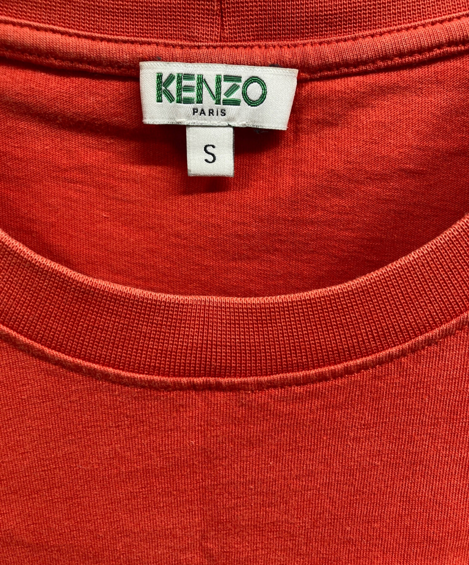 中古・古着通販】KENZO (ケンゾー) タイガープリントTシャツ オレンジ