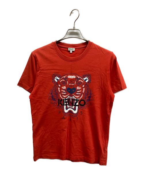中古・古着通販】KENZO (ケンゾー) タイガープリントTシャツ オレンジ