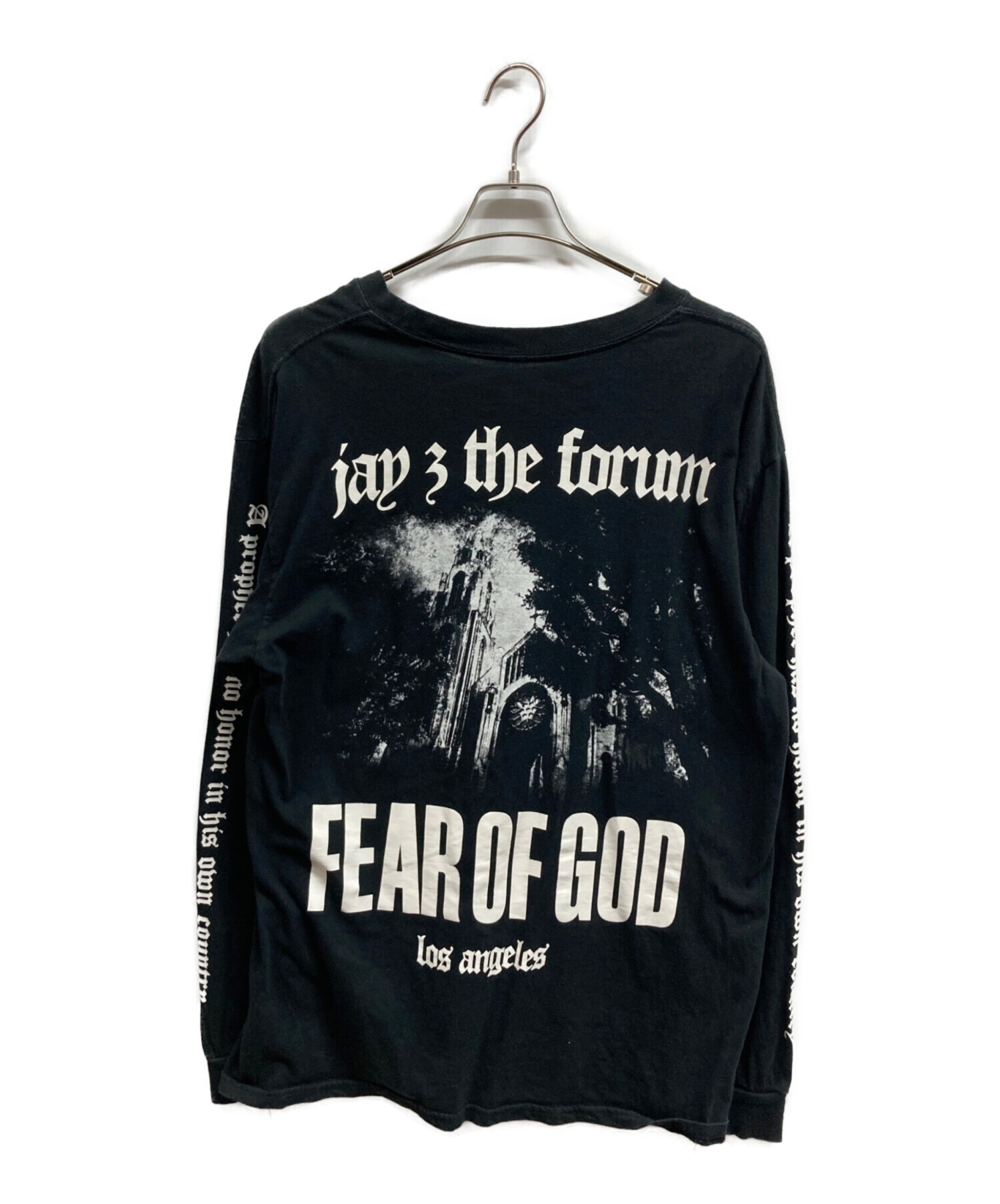 黒*子様 FEAR OF GOD JAY Z 長袖カットソー 黒 中古・古着通販】FEAR OF GOD (フィア・オブ・ゴッド) Jay-Z Forum