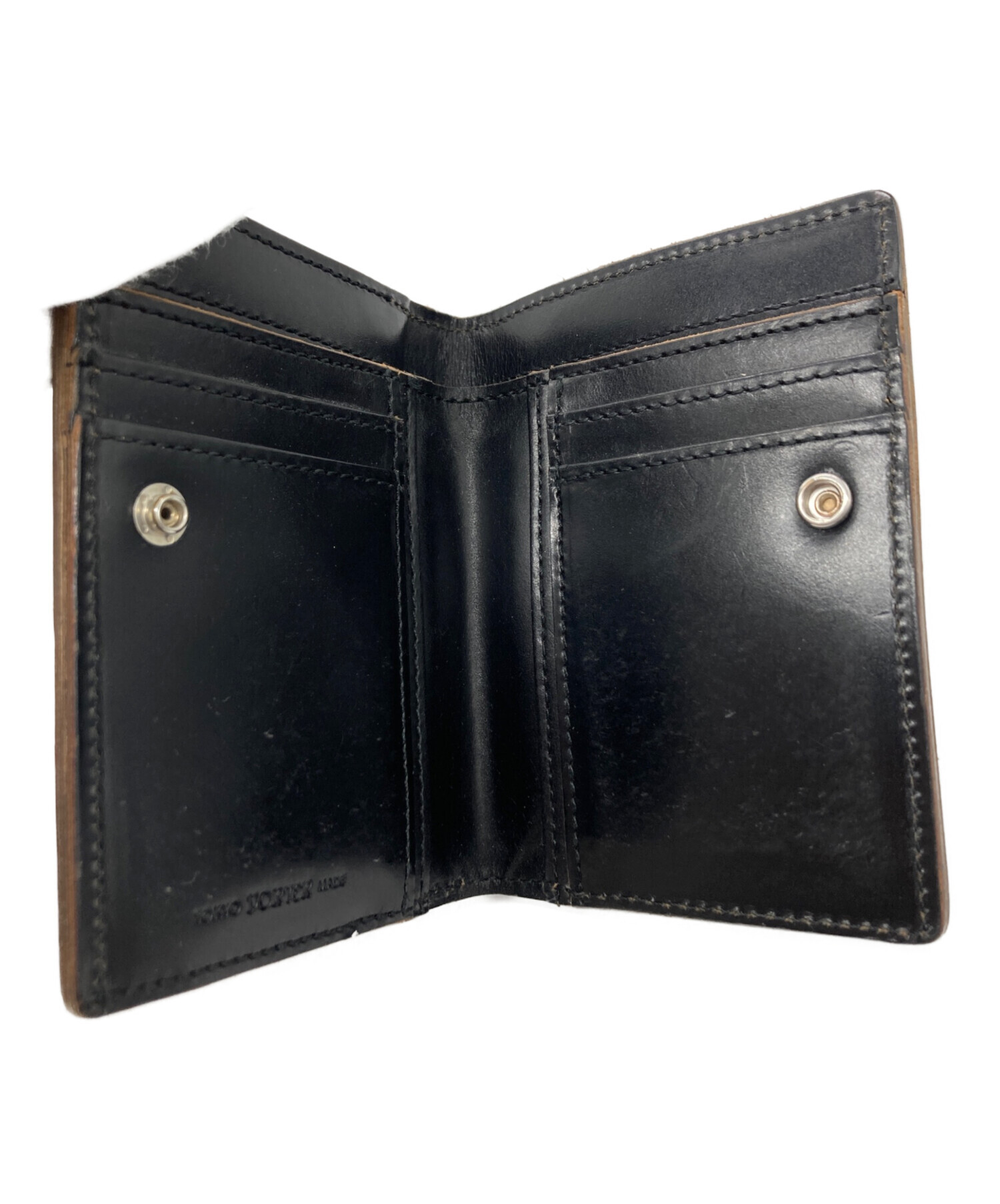 中古・古着通販】PORTER (ポーター) 2つ折り財布/PORTER財布 ブラック