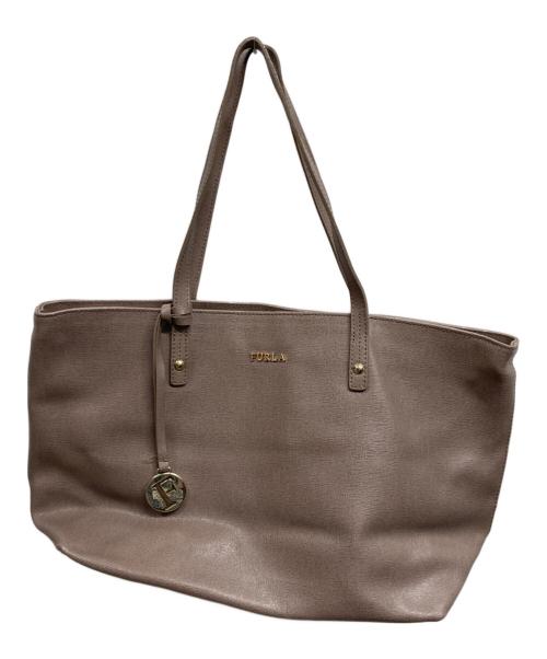 【未使用に近い】FURLA　トートバッグ 中古・古着通販】FURLA (フルラ) トートバッグ ブラウン｜ブランド