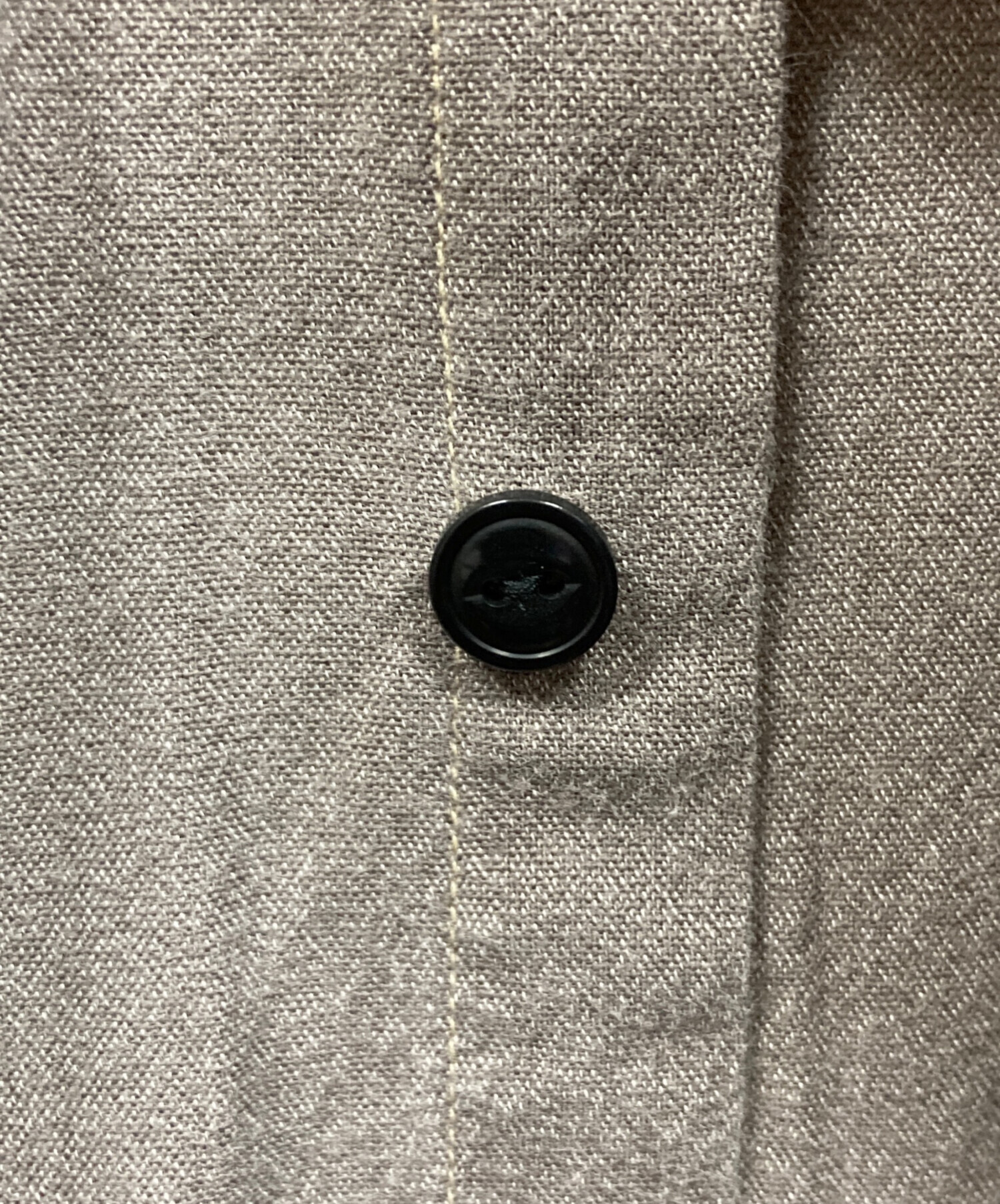 中古・古着通販】COMOLI (コモリ) ヨリ杢ワークシャツ グレー サイズ:2