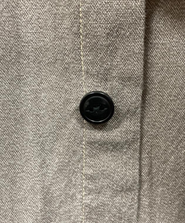 中古・古着通販】COMOLI (コモリ) ヨリ杢ワークシャツ グレー サイズ:2