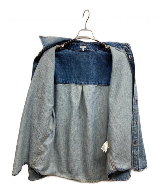 中古・古着通販】LOEWE (ロエベ) アナグラムデニムオーバーシャツ