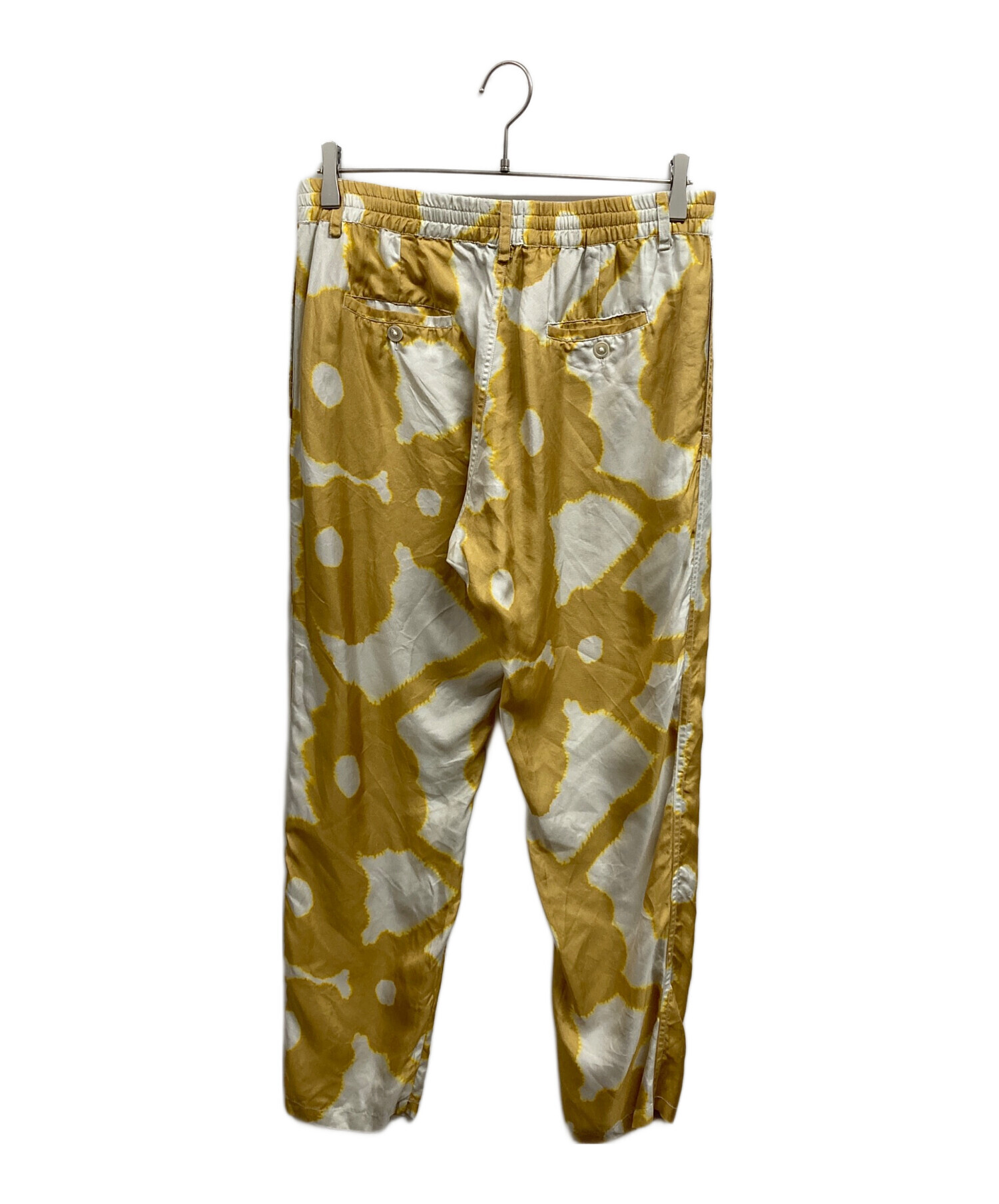美品 アパルトモン BANANATIME バナナタイム シルク プリント パンツ 中古・古着通販】BANANATIME (バナナタイム) シルク総柄パンツ