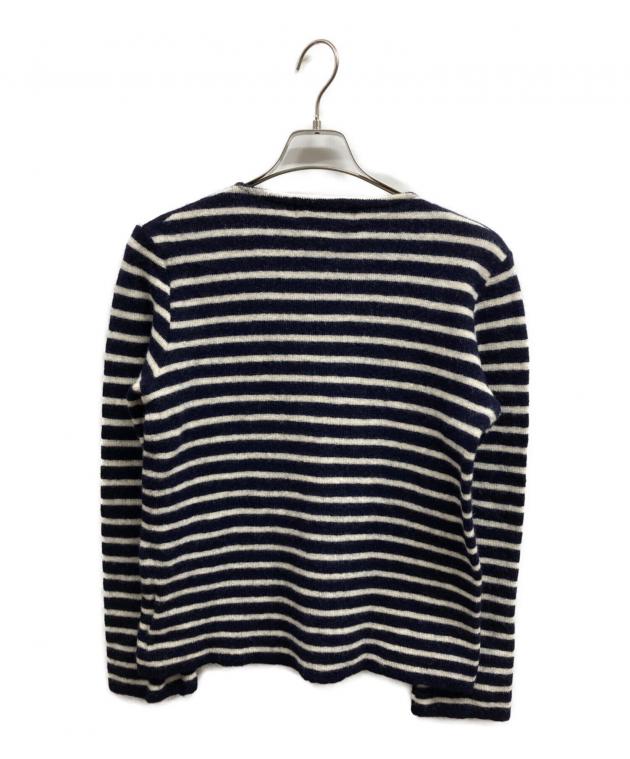 コムデギャルソン　ボーダーニット 中古・古着通販】PLAY COMME des GARCONS (プレイコムデギャルソン