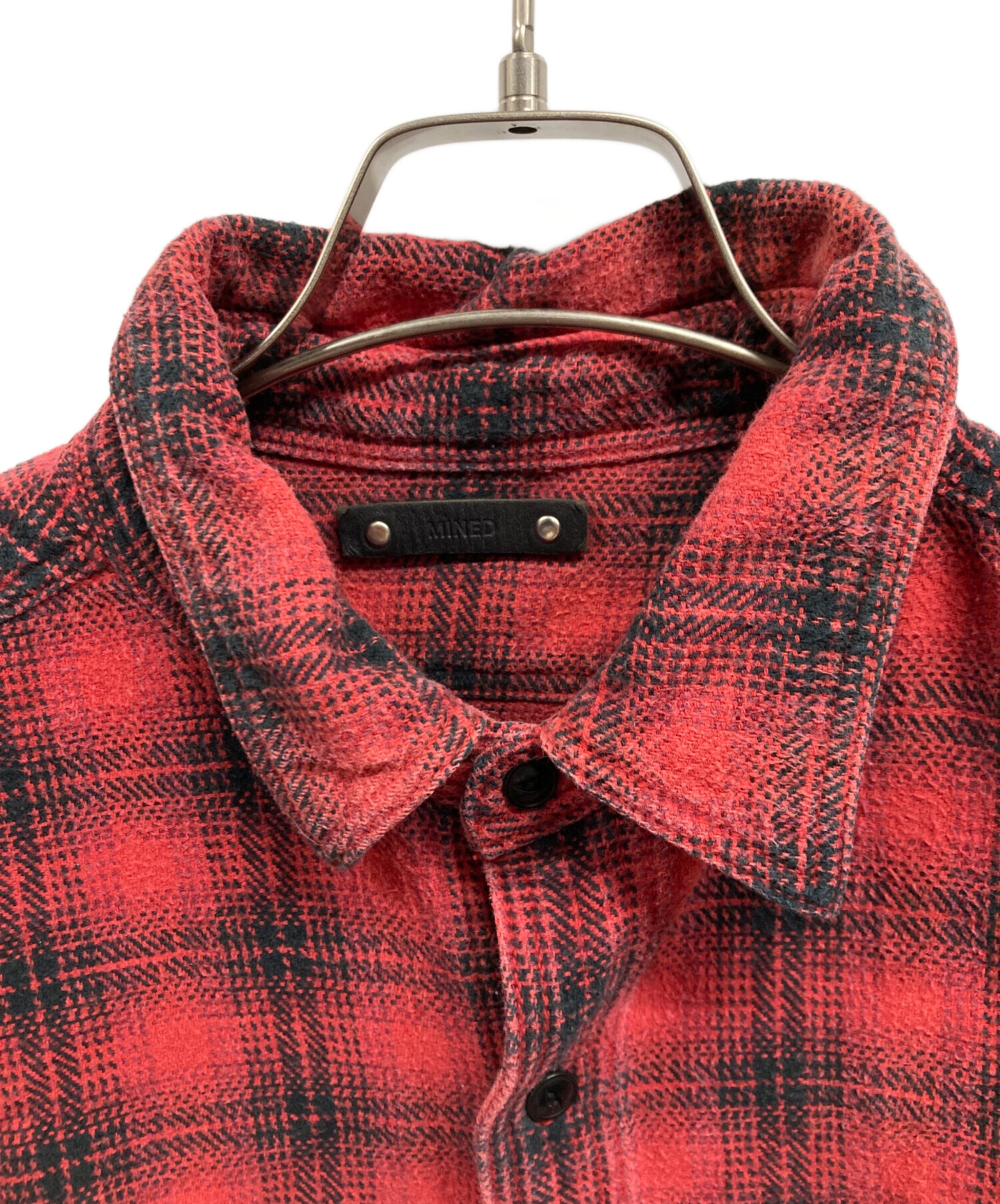 中古・古着通販】MINEDENIM (マインデニム) V.Check Flannel Work SH