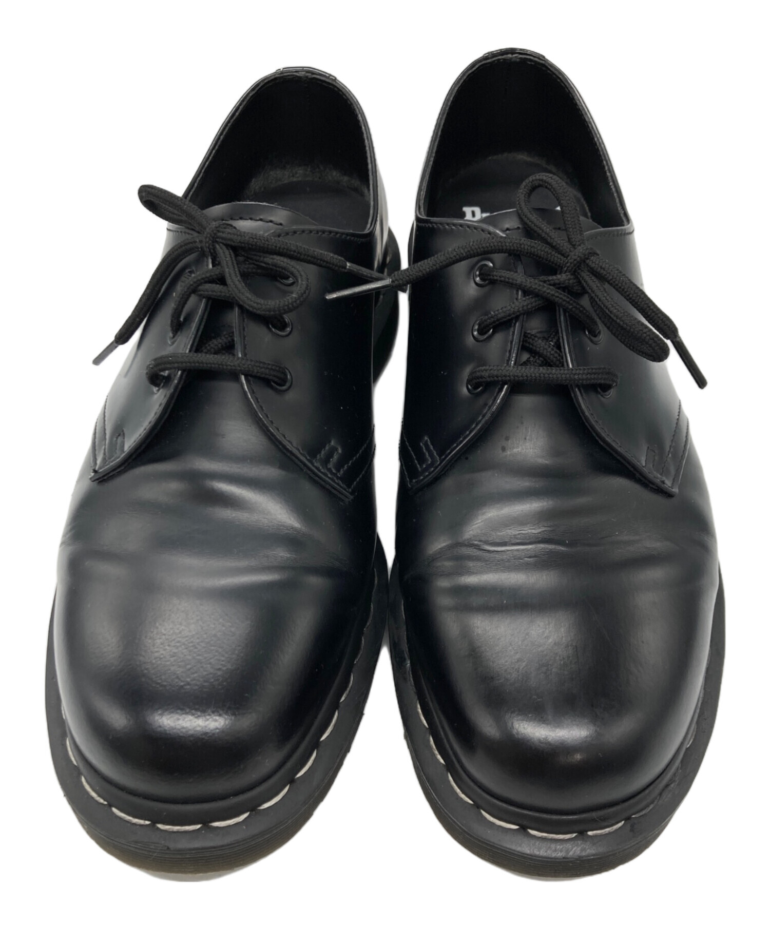 Dr. Martens ブラック レザーシューズ　サイズUK6 中古・古着通販】Dr.Martens (ドクターマーチン) 3ホールシューズ