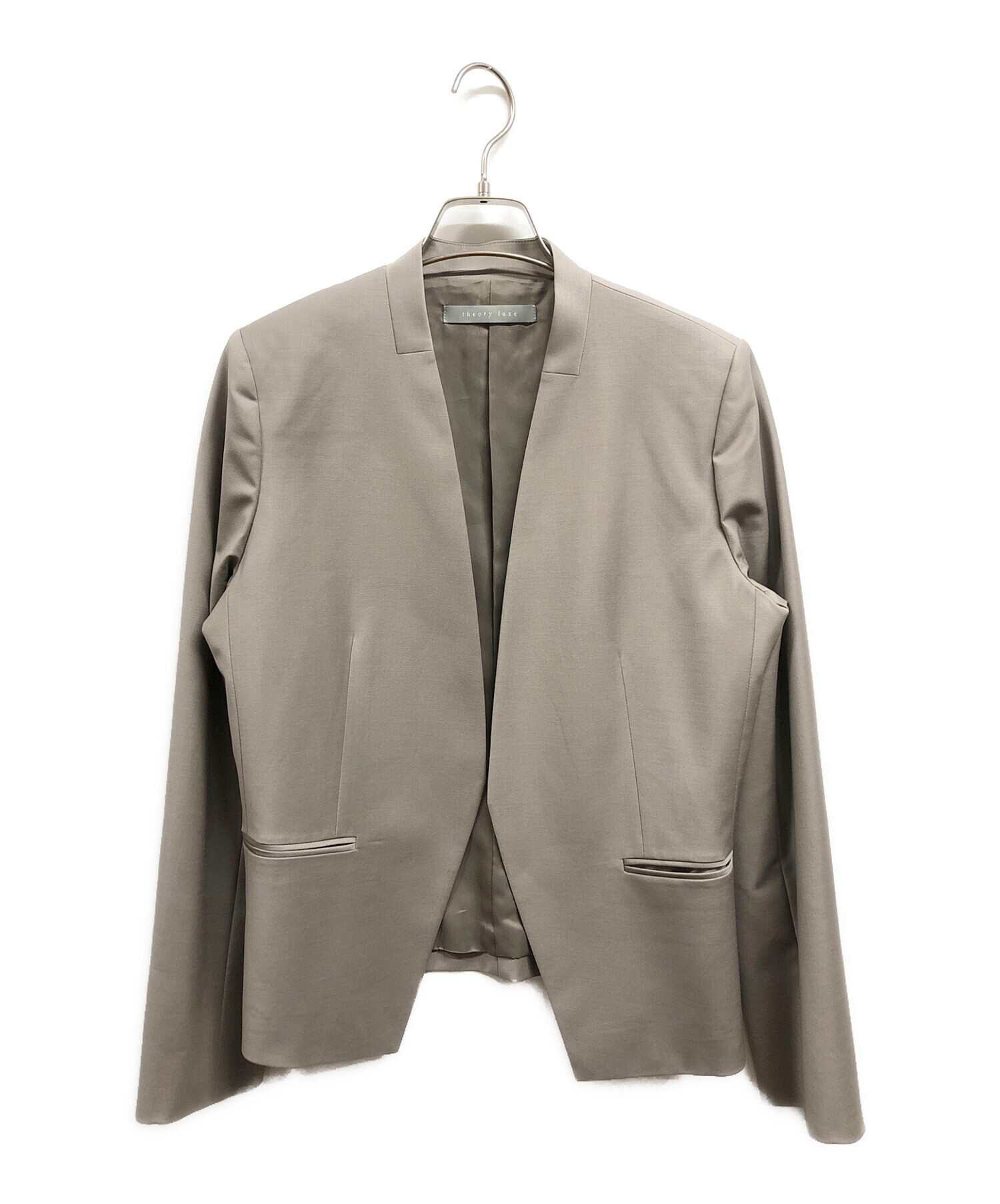 中古・古着通販】theory luxe (セオリーリュクス) ノーカラー