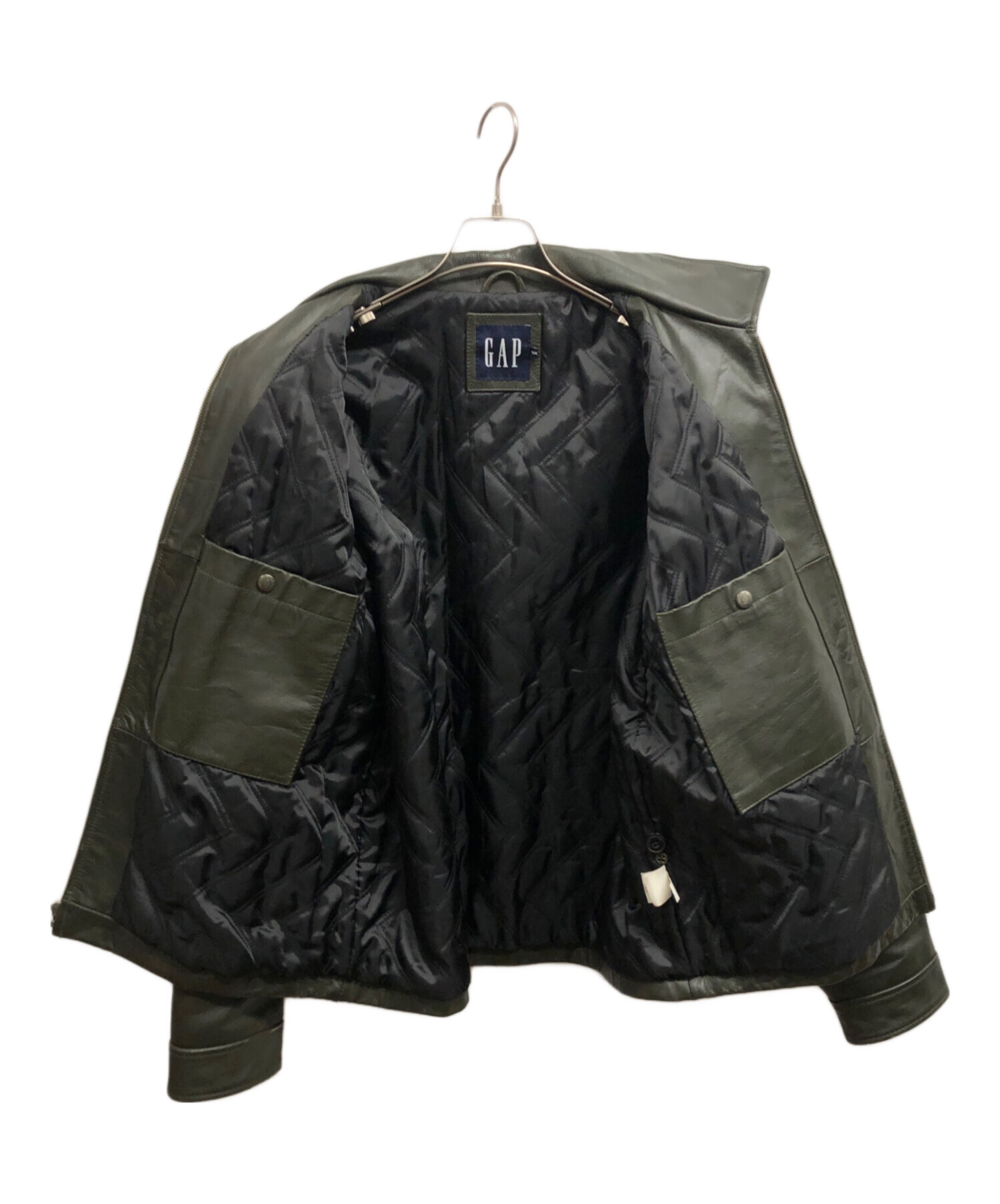 中古・古着通販】GAP (ギャップ) 90sカウレザージャケット/GAP