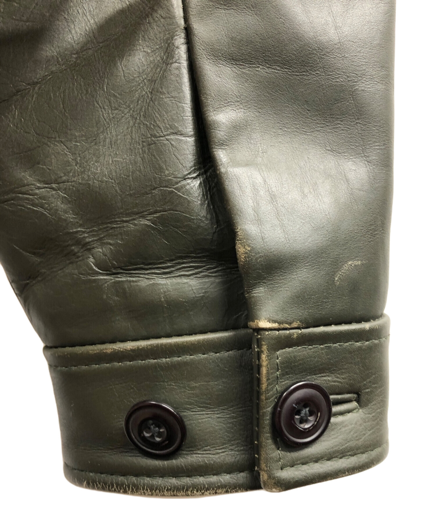 中古・古着通販】GAP (ギャップ) 90sカウレザージャケット/GAP