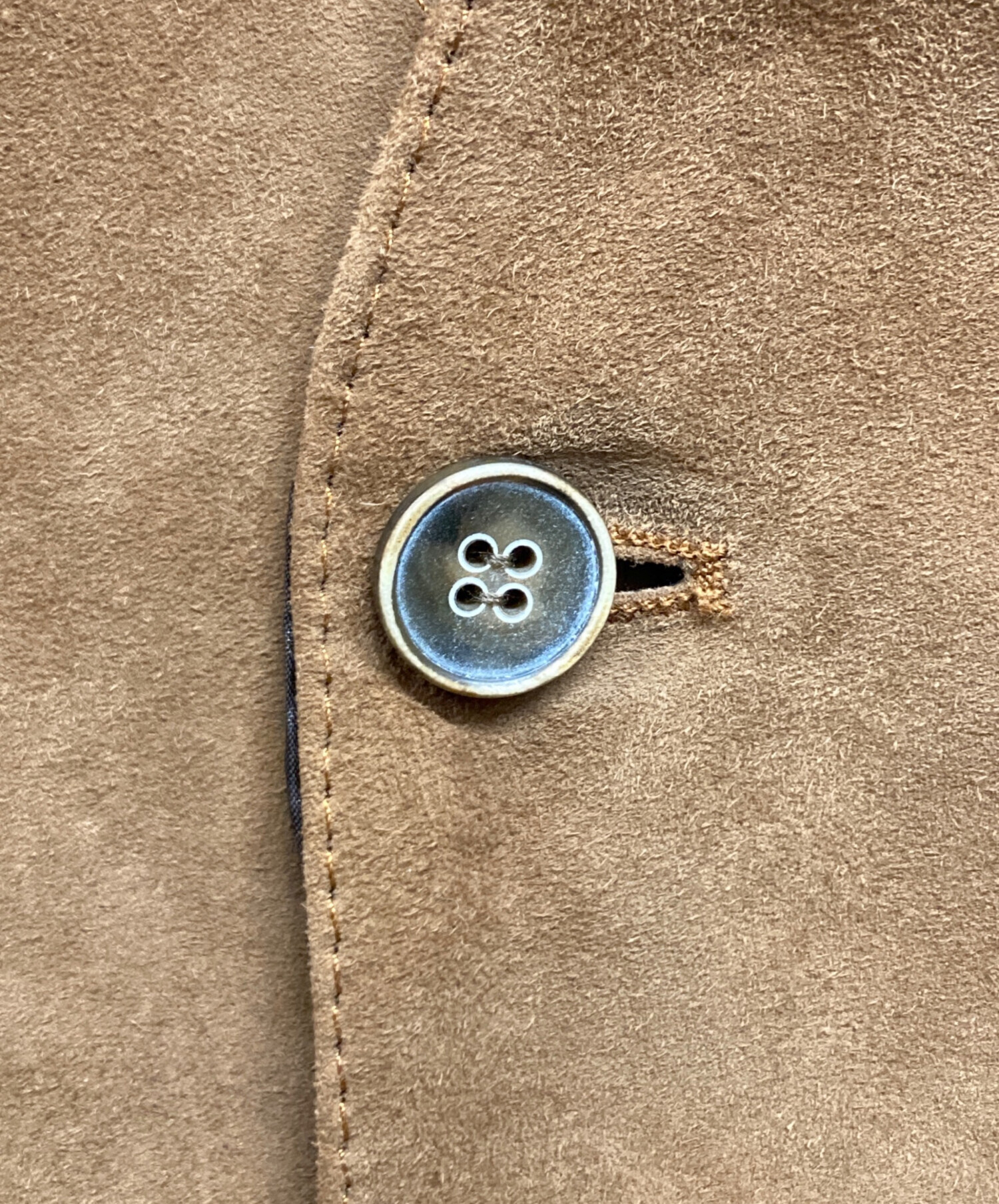 中古・古着通販】EMMETI (エンメティ) スウェードベスト ブラウン