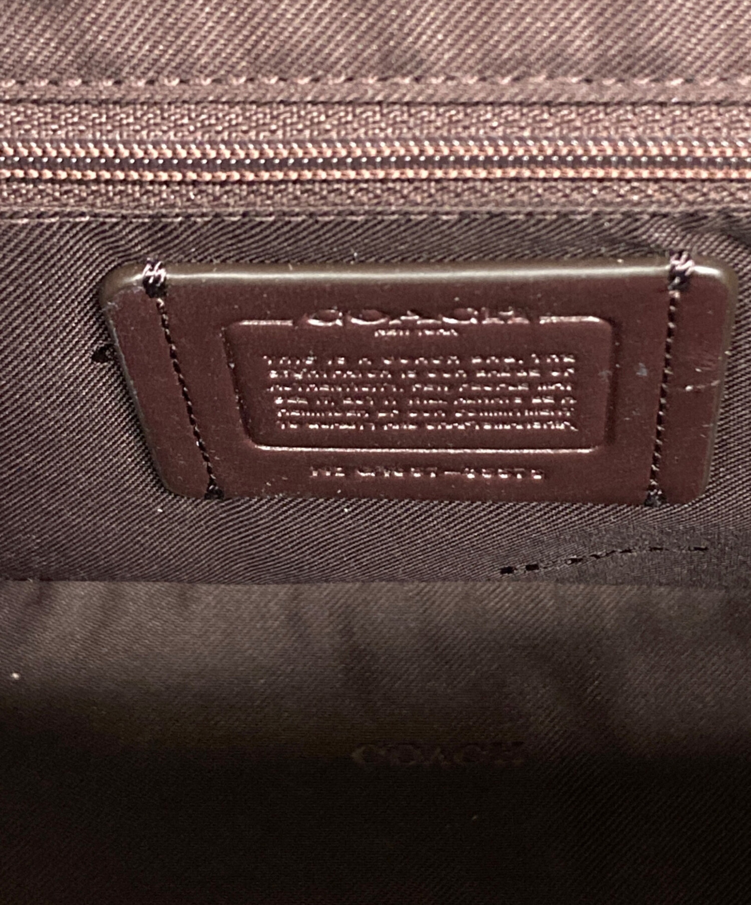 中古・古着通販】COACH (コーチ) イーディーターン ロック レザー