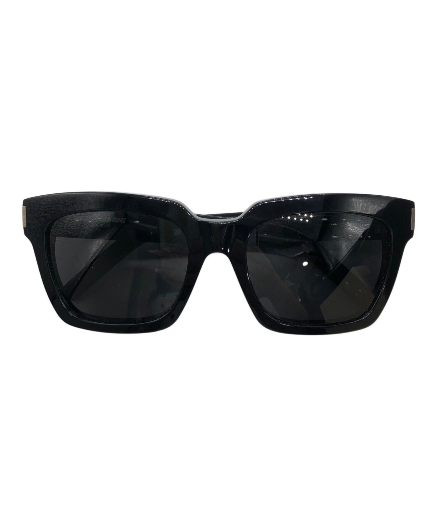 SAINT LAURENT PARIS サングラス 黒 中古・古着通販】Saint Laurent Paris (サンローランパリ) サングラス