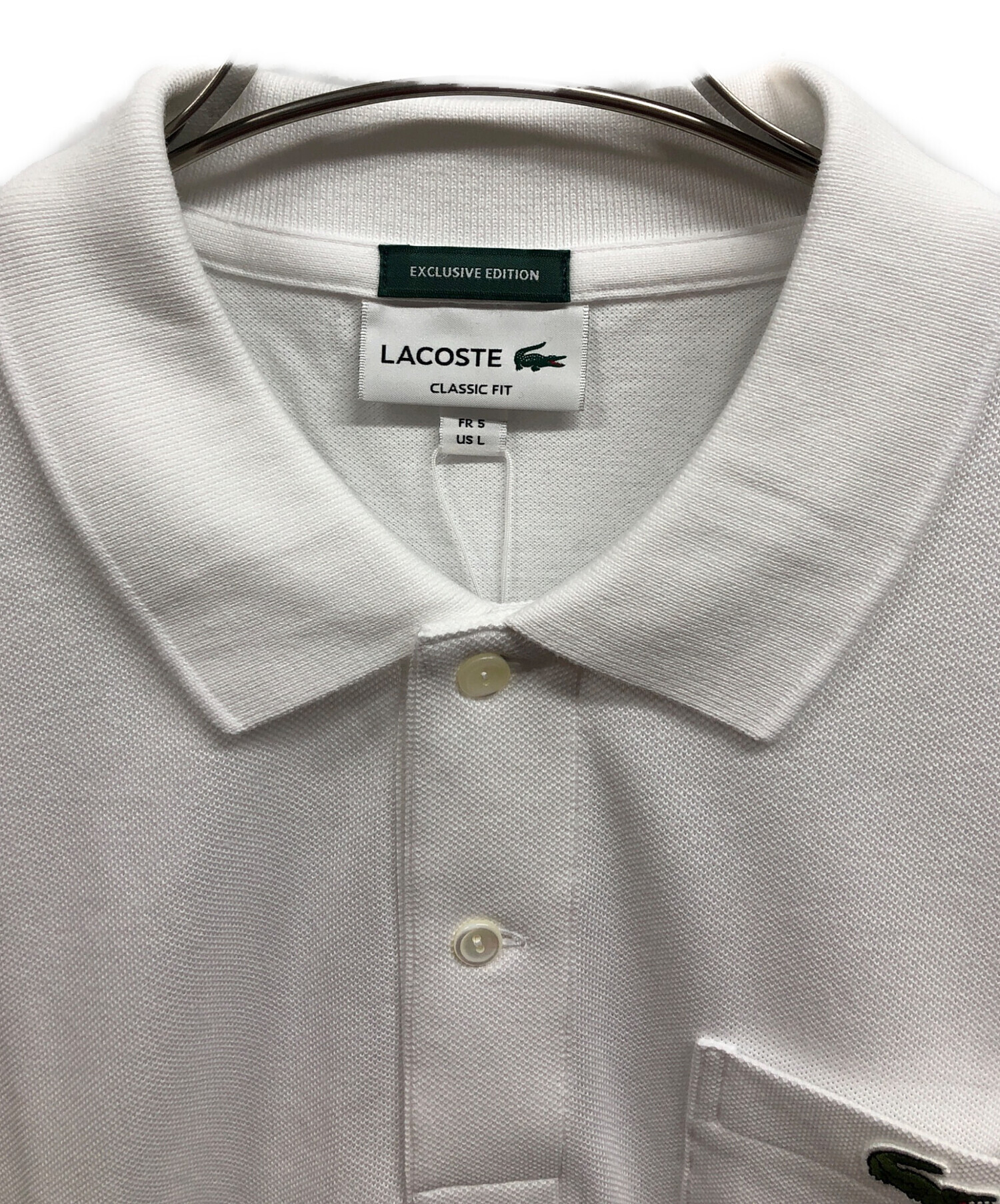 中古・古着通販】LACOSTE (ラコステ) 長袖ポロシャツ/LACOSTEシャツ