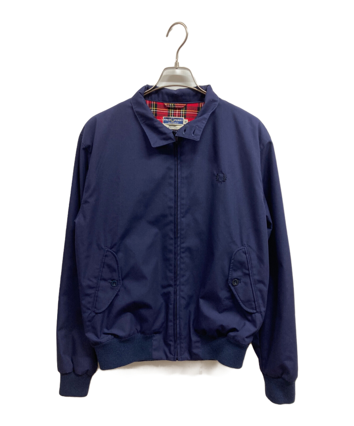 FRED PERRY ジャンパー ネイビー 38 中古・古着通販】FRED PERRY (フレッドペリー) スイングトップ/FRED
