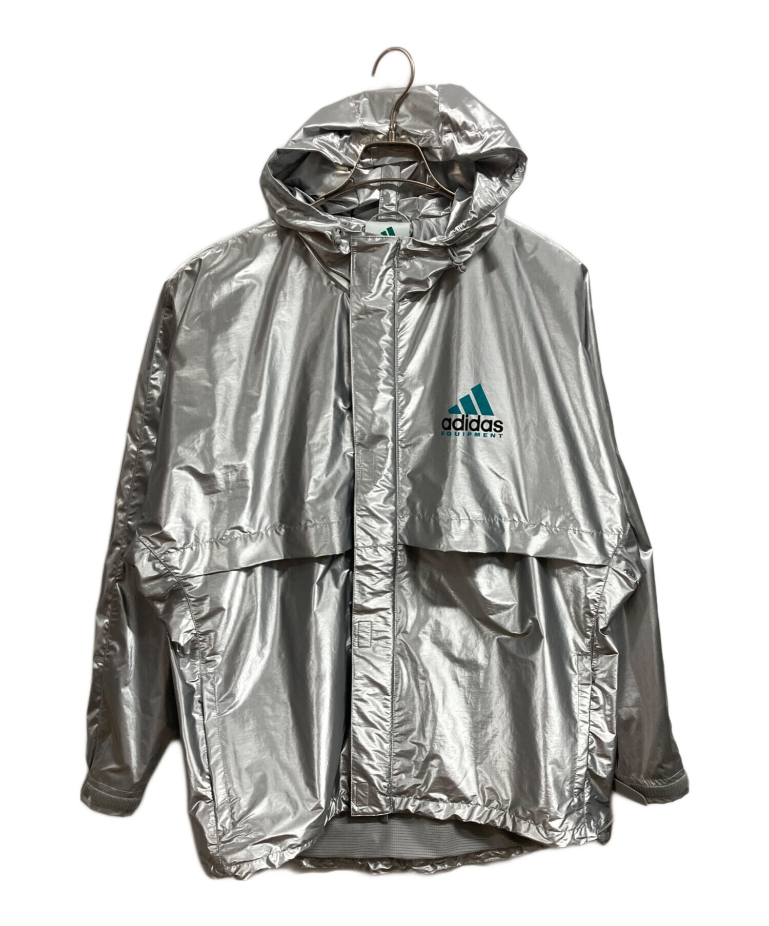 中古・古着通販】adidas (アディダス) WINDBREAKER シルバー サイズ