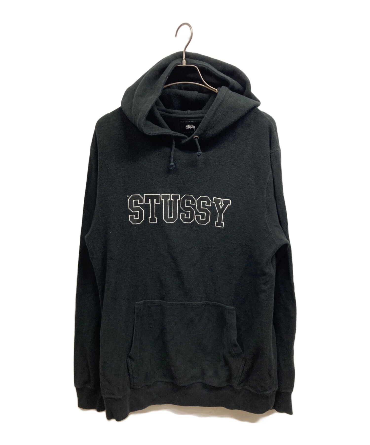 【即日発送】STUSSY Vintage スカル　パーカー　古着　USA 中古・古着通販】stussy (ステューシー) Applique Hoodie/stussy