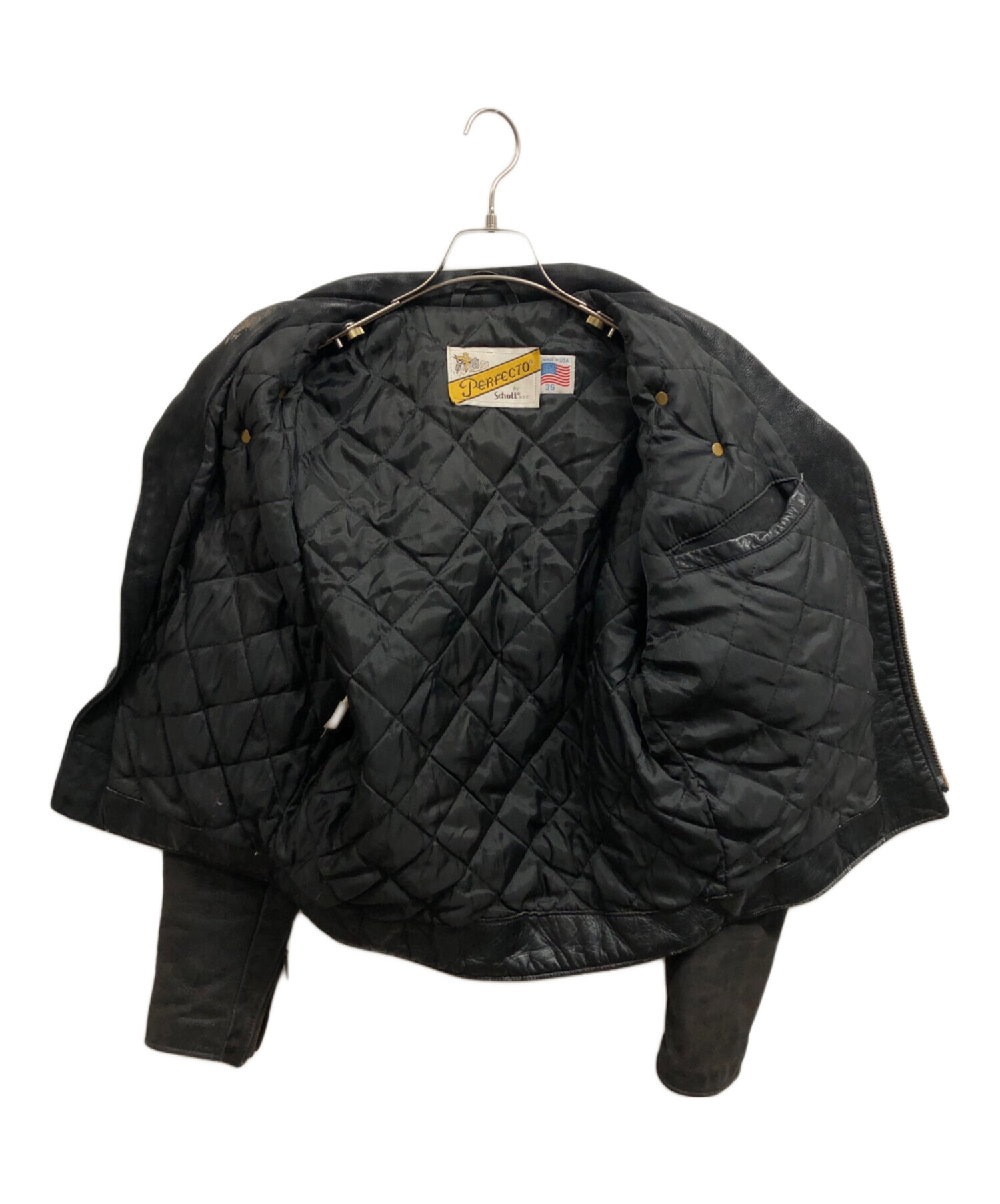 中古・古着通販】Schott (ショット) ダブルライダースジャケット