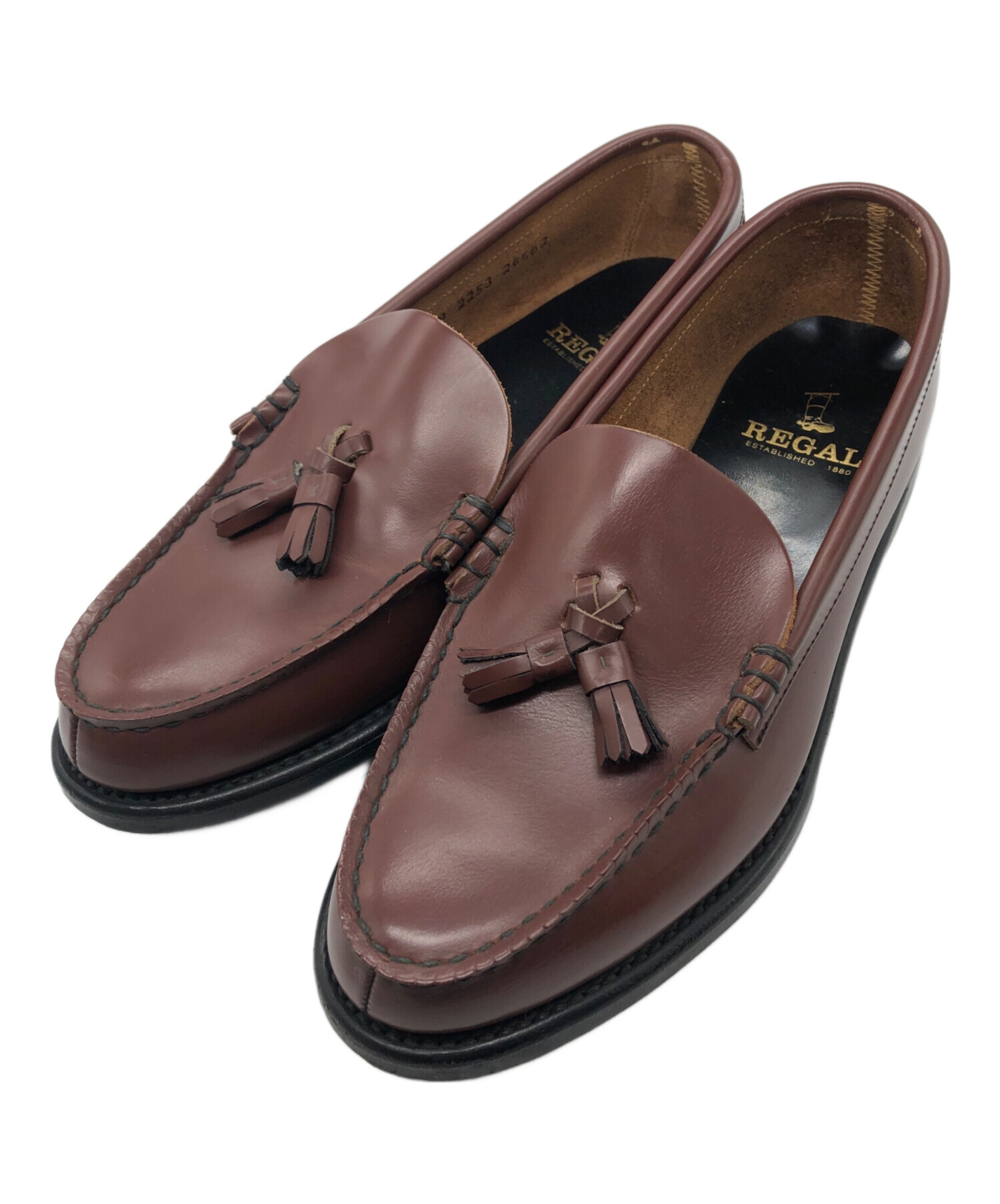 [新古品、箱有]REGAL　リーガル　ローファー 中古・古着通販】REGAL (リーガル) タッセルローファー ブラウン