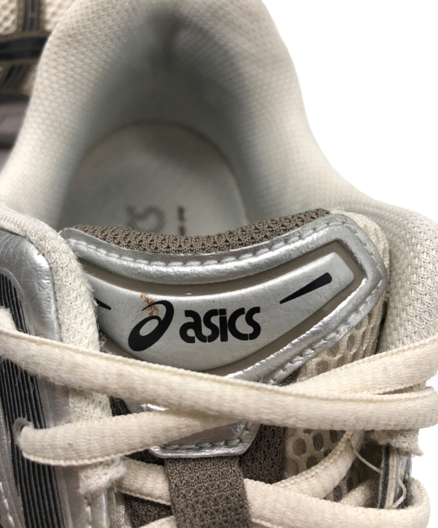 中古・古着通販】asics (アシックス) ローカットスニーカー シルバー