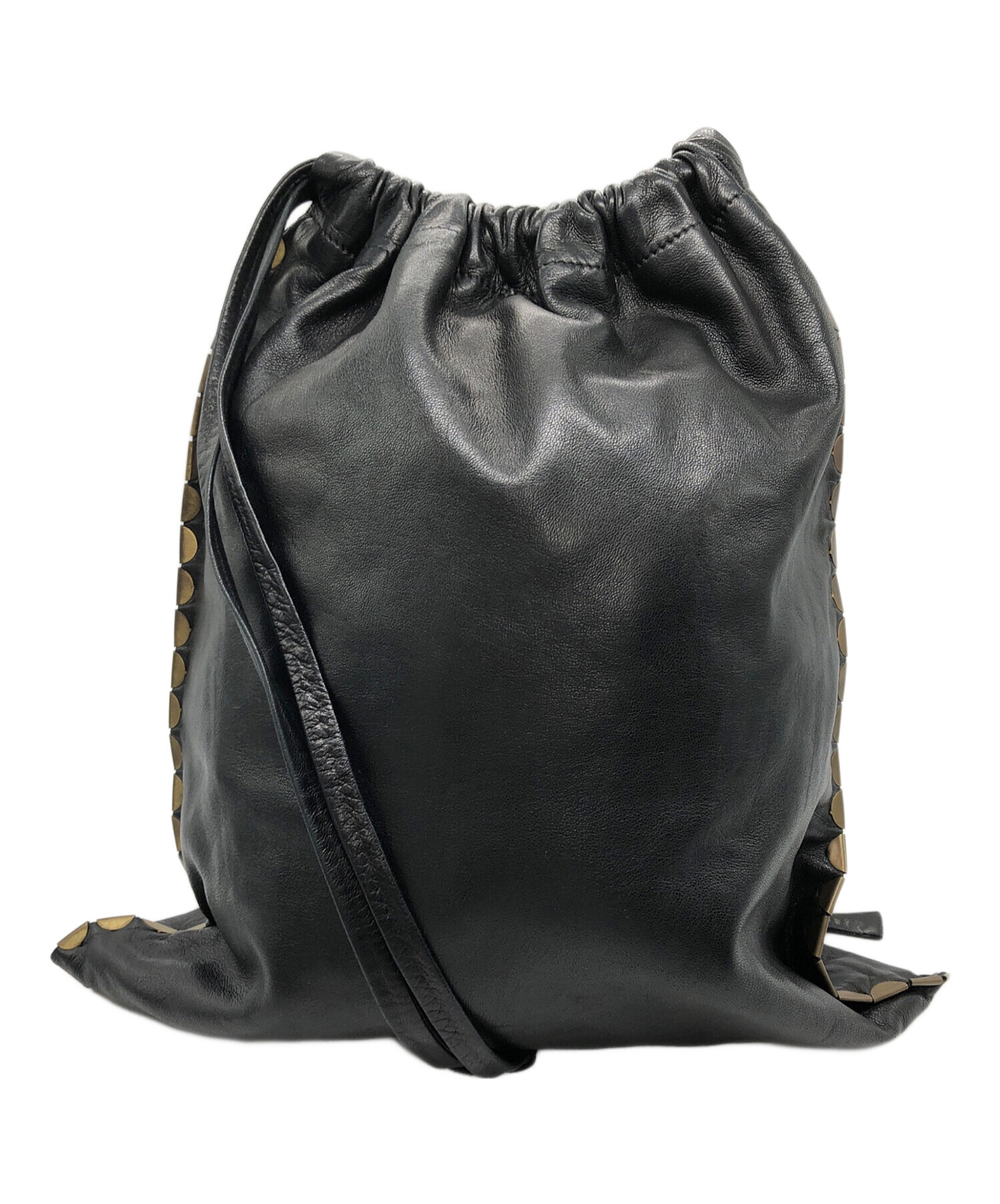◆未使用タグ付き Jean Paul GAULTIER レザー ショルダーバッグ 中古・古着通販】Jean Paul GAULTIER (ジャンポールゴルチェ) レザー