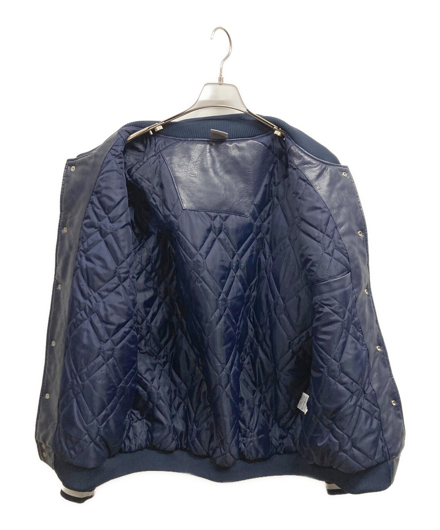 90s GENUINE MERCHANDISE レザースタジャン 中古・古着通販】GENUINE MERCHANDISE (ジェニュイン マーチャンダイズ