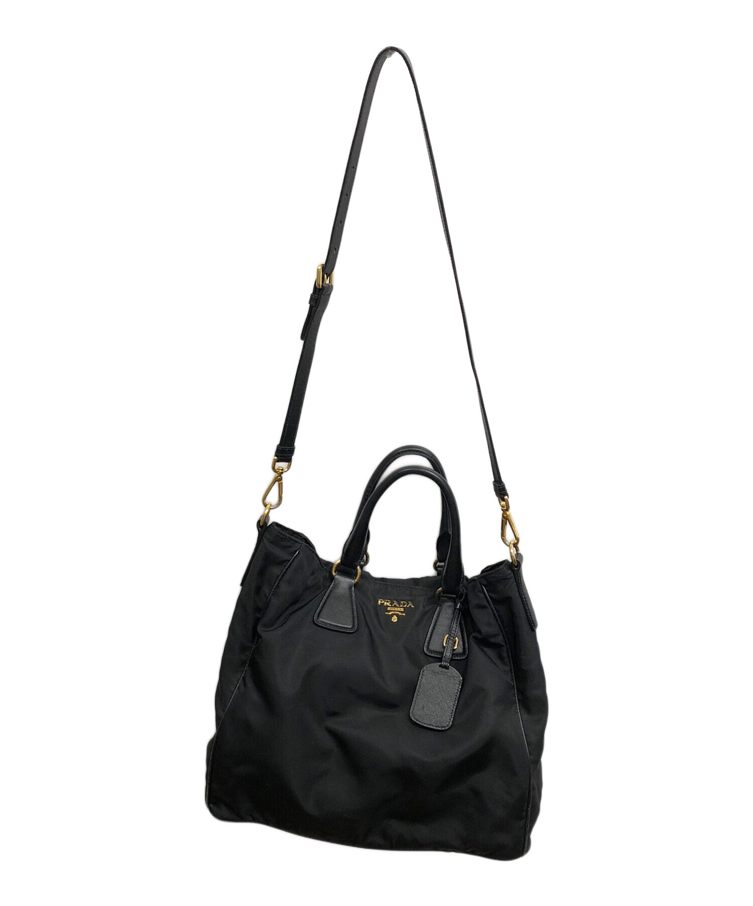 中古・古着通販】PRADA (プラダ) 2WAYバッグ ブラック｜ブランド・古着