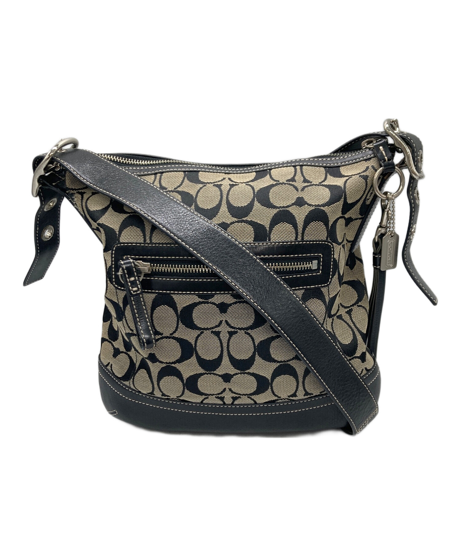 中古・古着通販】COACH (コーチ) ショルダーバッグ ブラック｜ブランド