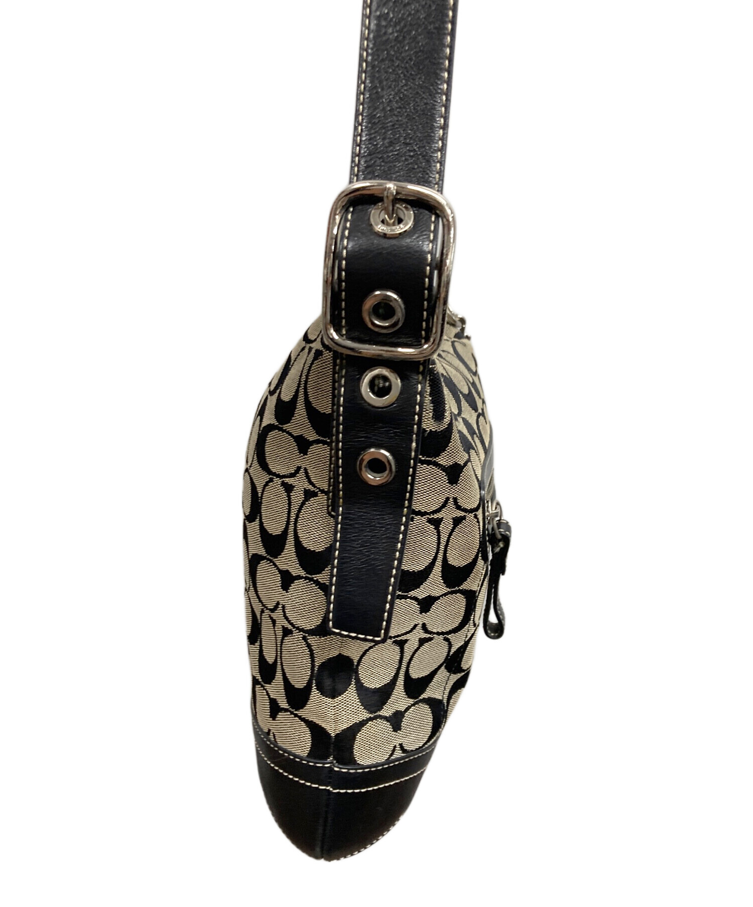 中古・古着通販】COACH (コーチ) ショルダーバッグ ブラック｜ブランド