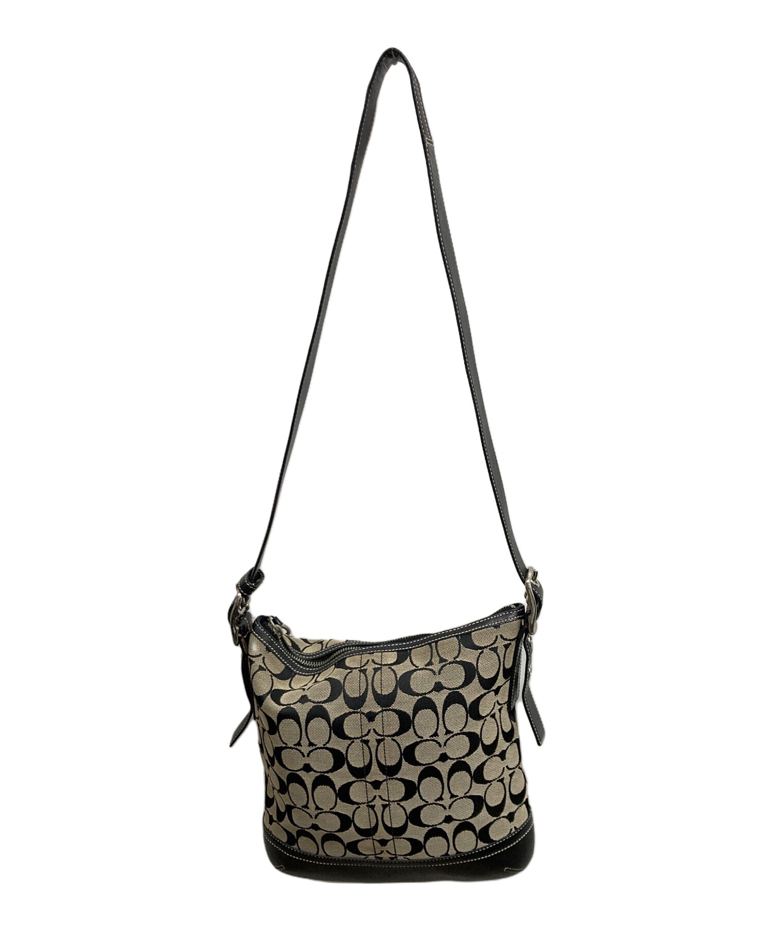 中古・古着通販】COACH (コーチ) ショルダーバッグ ブラック｜ブランド