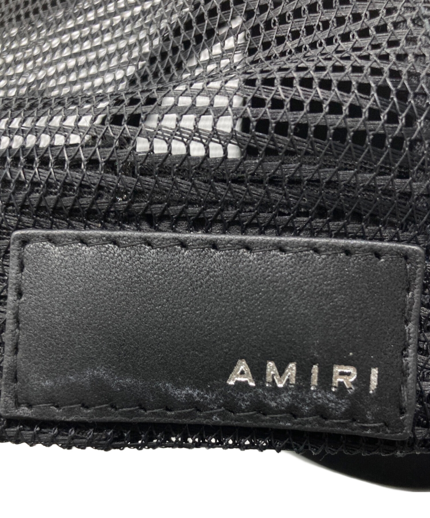 中古・古着通販】AMIRI (アミリ) メッシュキャップ ブラック、ホワイト