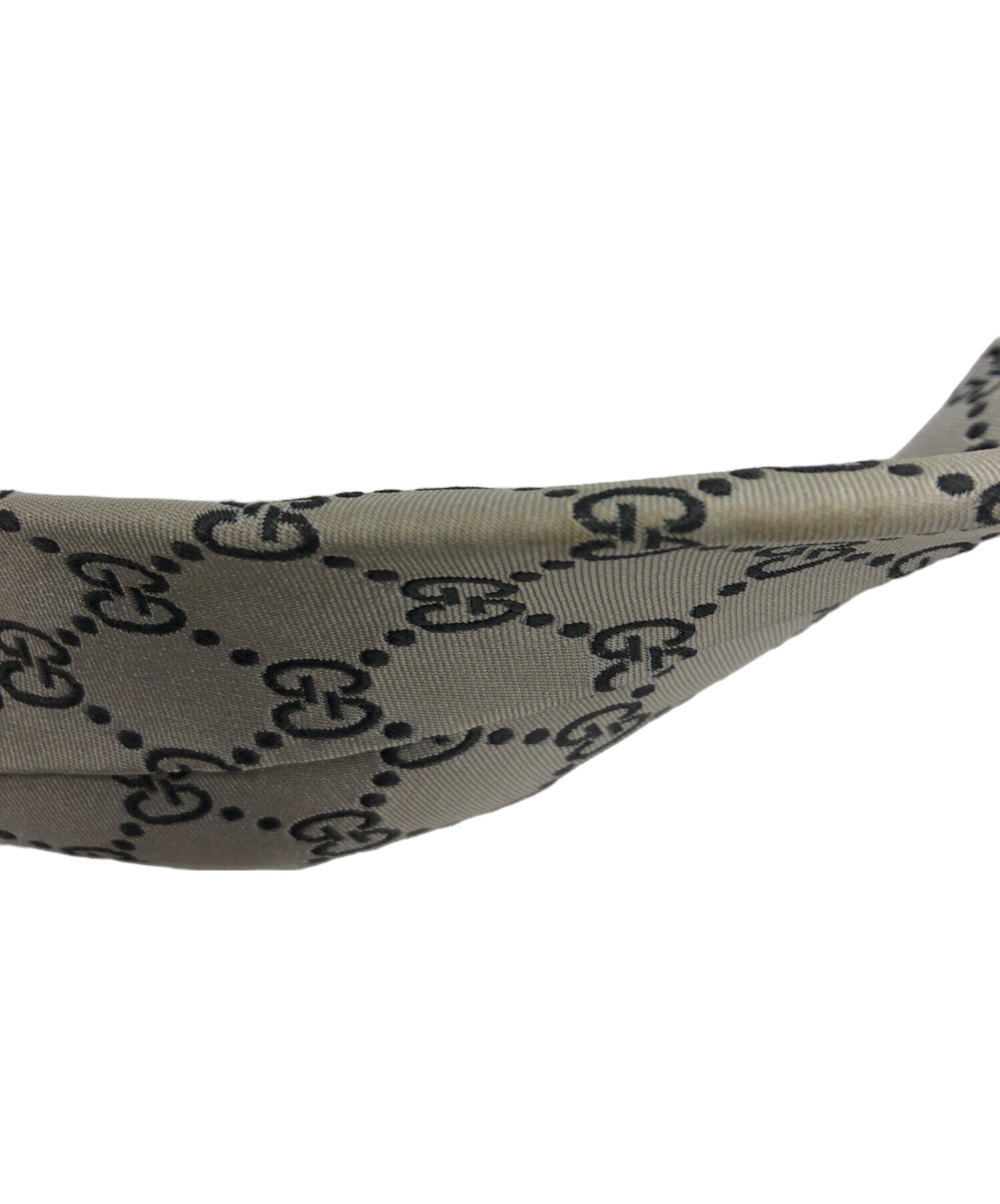 中古・古着通販】GUCCI (グッチ) GGシルクネクタイ/GUCCI グレー